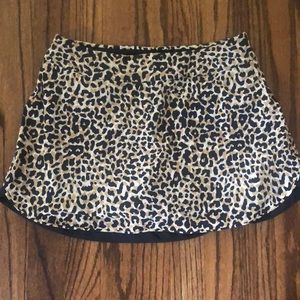 Outdoor Voices Exercise Skort, leopard print, size S
